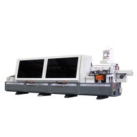 Double sides embossed Synchronize MDF board automatic edge banding machine